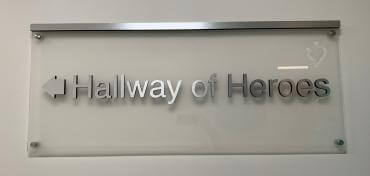 Hallway sign