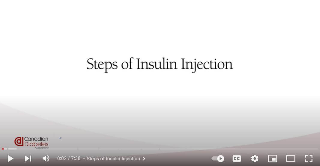 VIDEO: How to inject insulin: Step-by-step