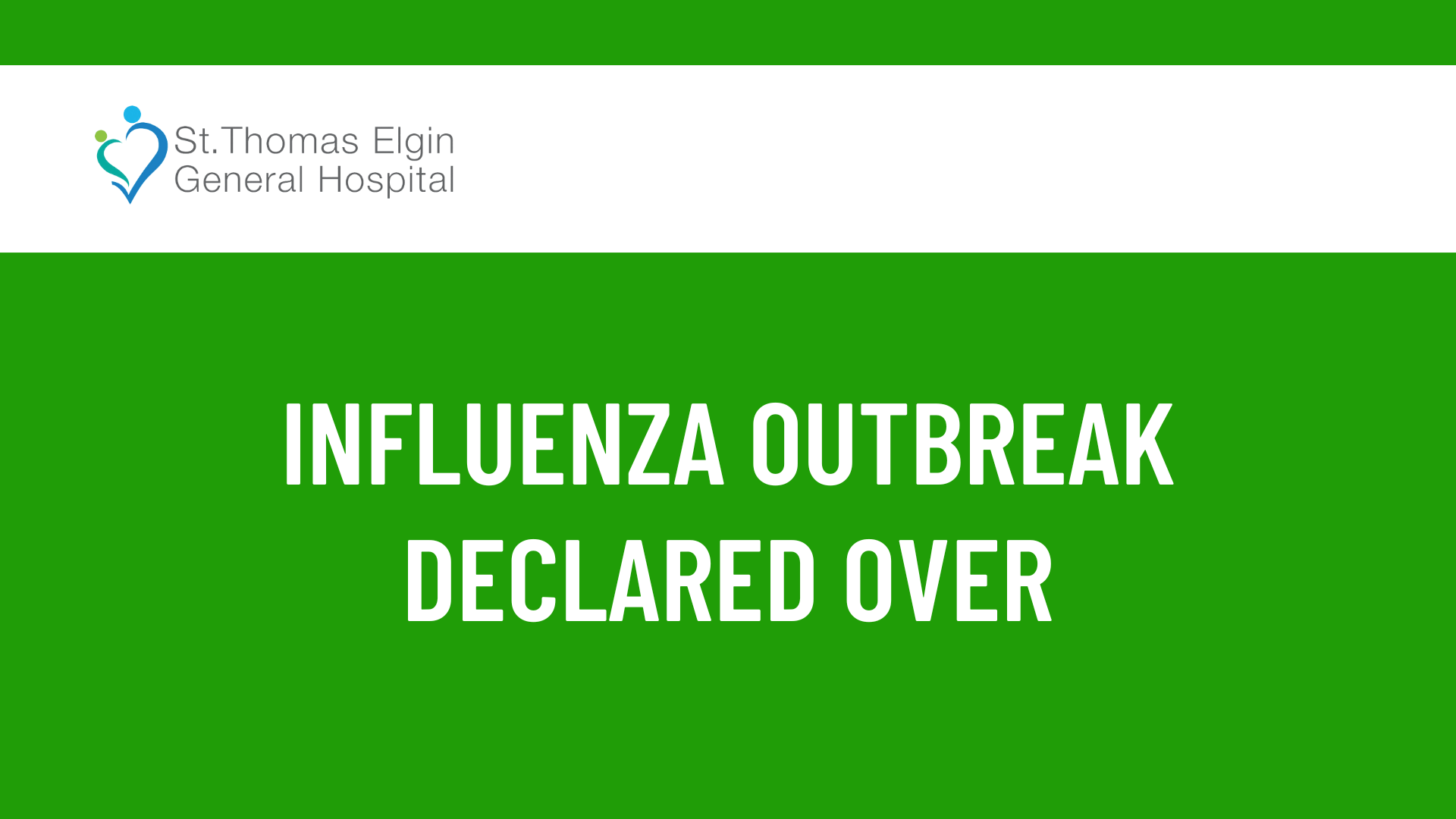 Influenza A Outbreak - DECLARED OVER