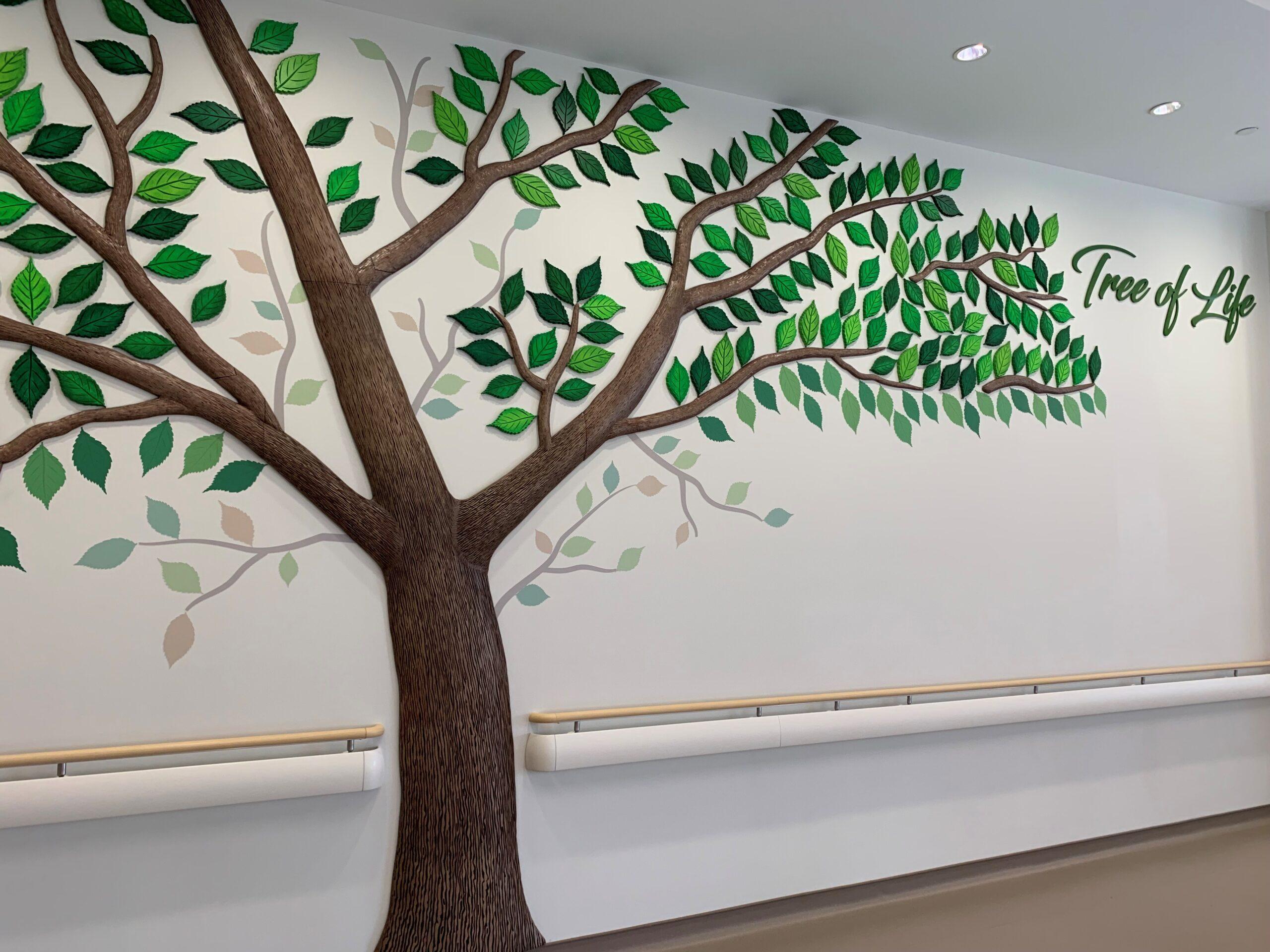 Organ and Tissue Donors Honoured with Leaves on Tree of Life