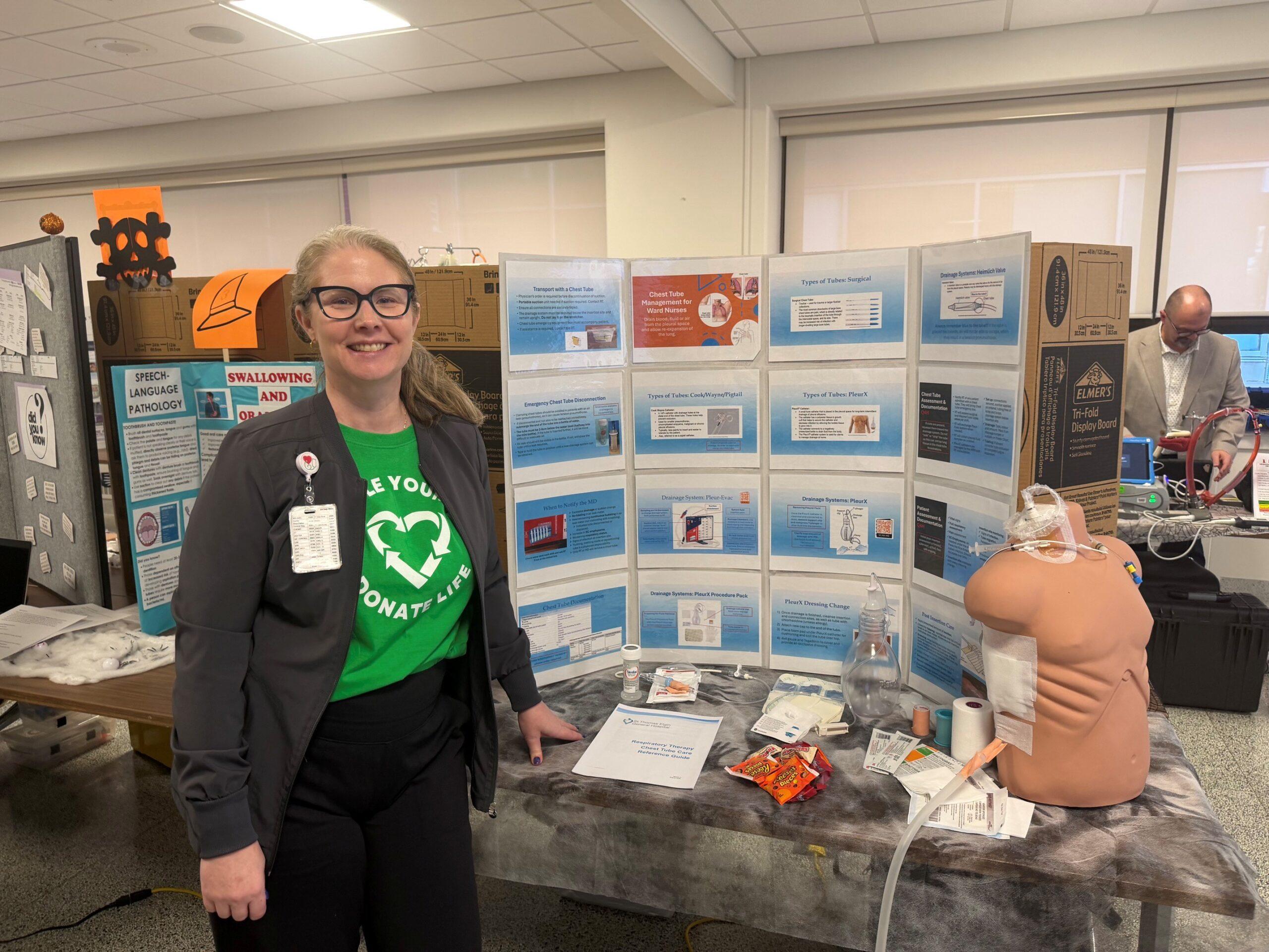 Staff step up to the challenge at the Annual Skills Fair